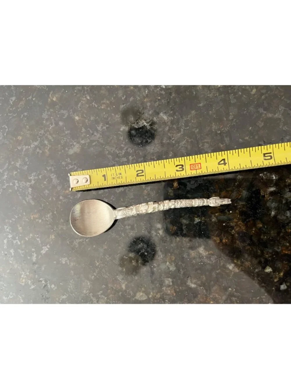 Small Canadian Souvenir Pewter Spoon A965